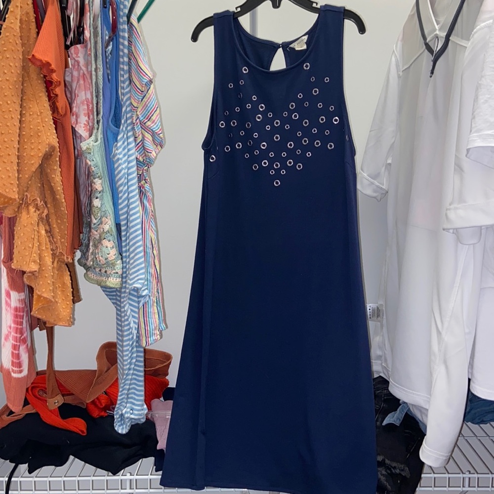 Navy blue dress